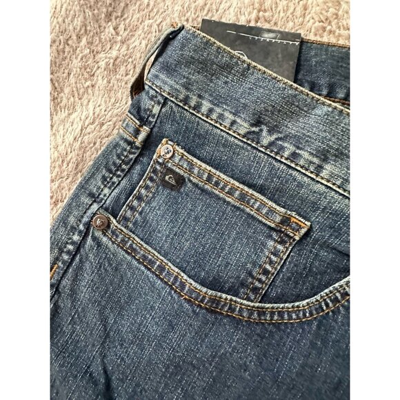 Quiksilver Men’s Jeans Revolver Straight Fit Blue Size 40 x 32  New - Picture 8 of 16